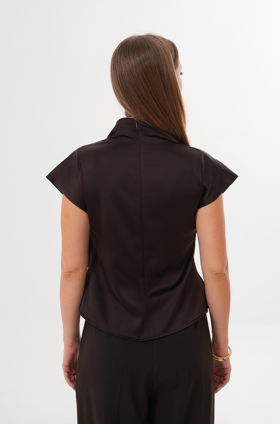 Bluz MDG-25-D-84 Kahverengi - 4