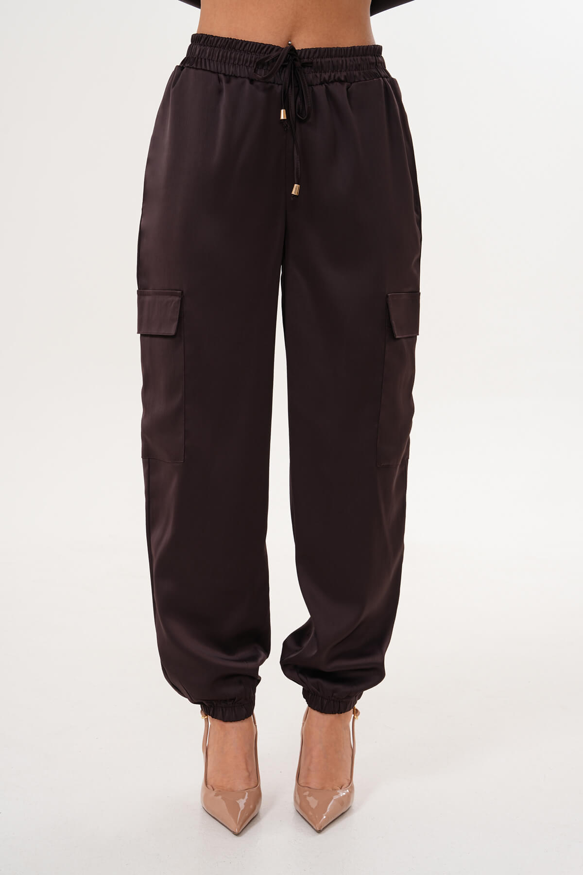 Cepli Pantolon MDG-25-D-98-P Kahverengi - 2