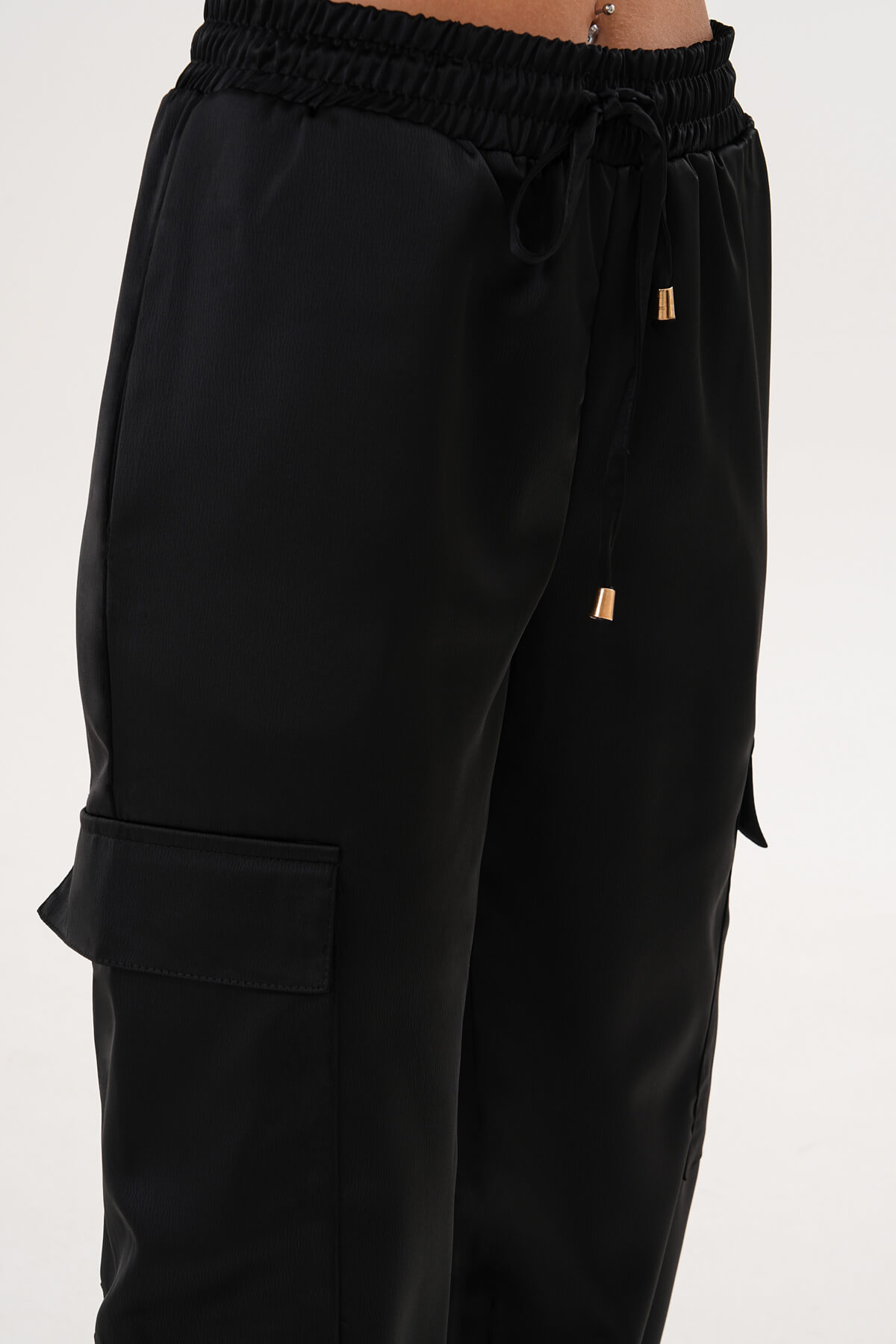 Cepli Pantolon MDG-25-D-98-P Siyah - 3