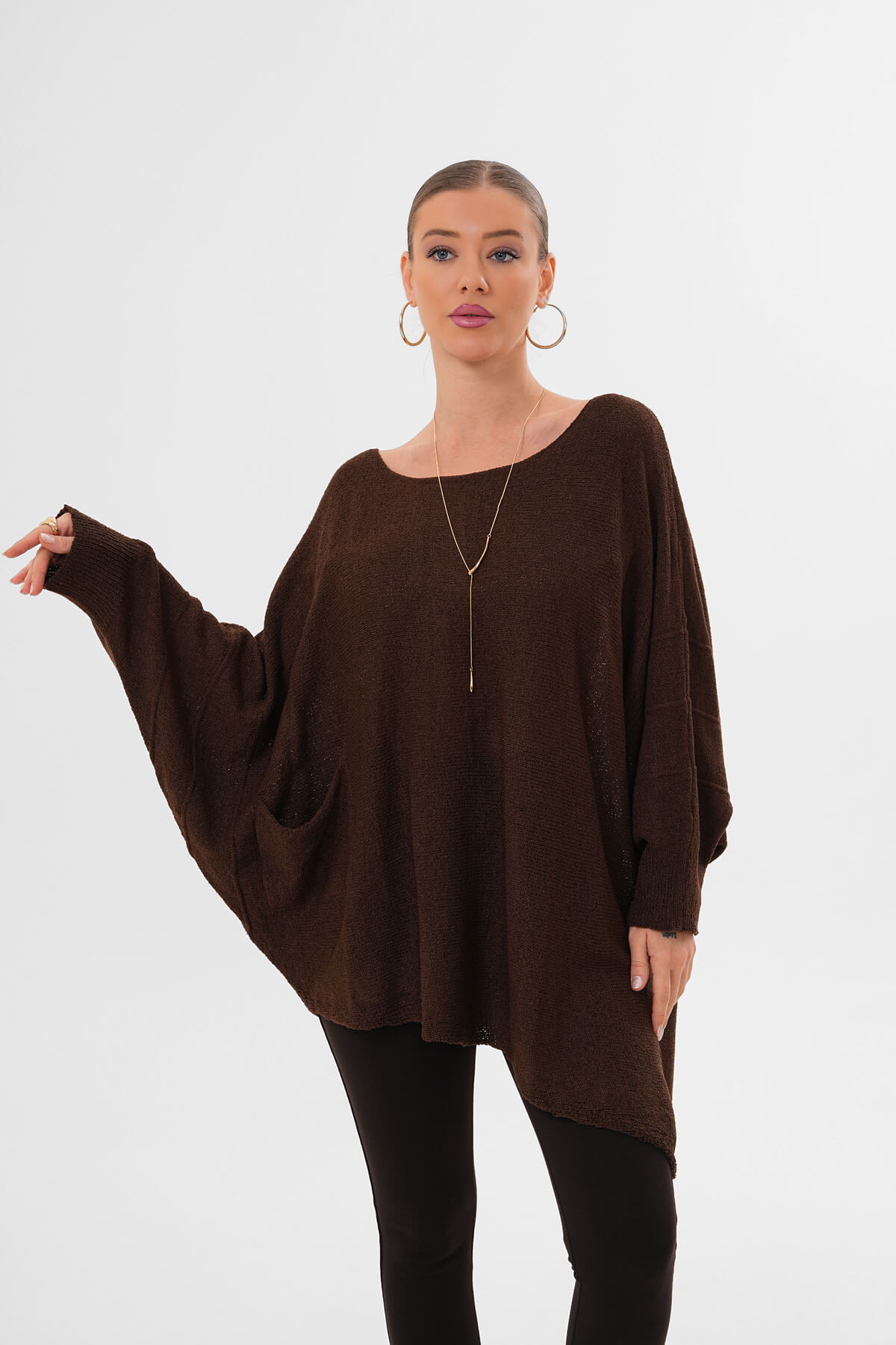 CEPLİ TRİKO MDG-1008 Kahverengi - 2