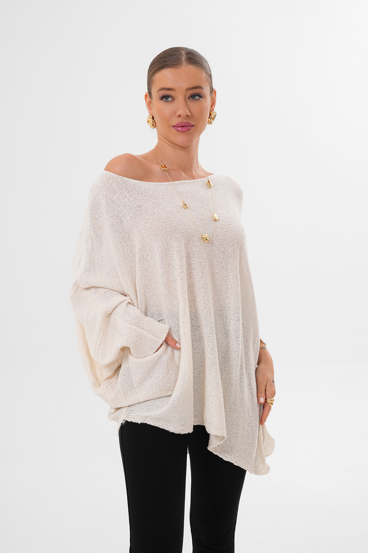 CEPLİ TRİKO MDG-1008 Krem - MDG