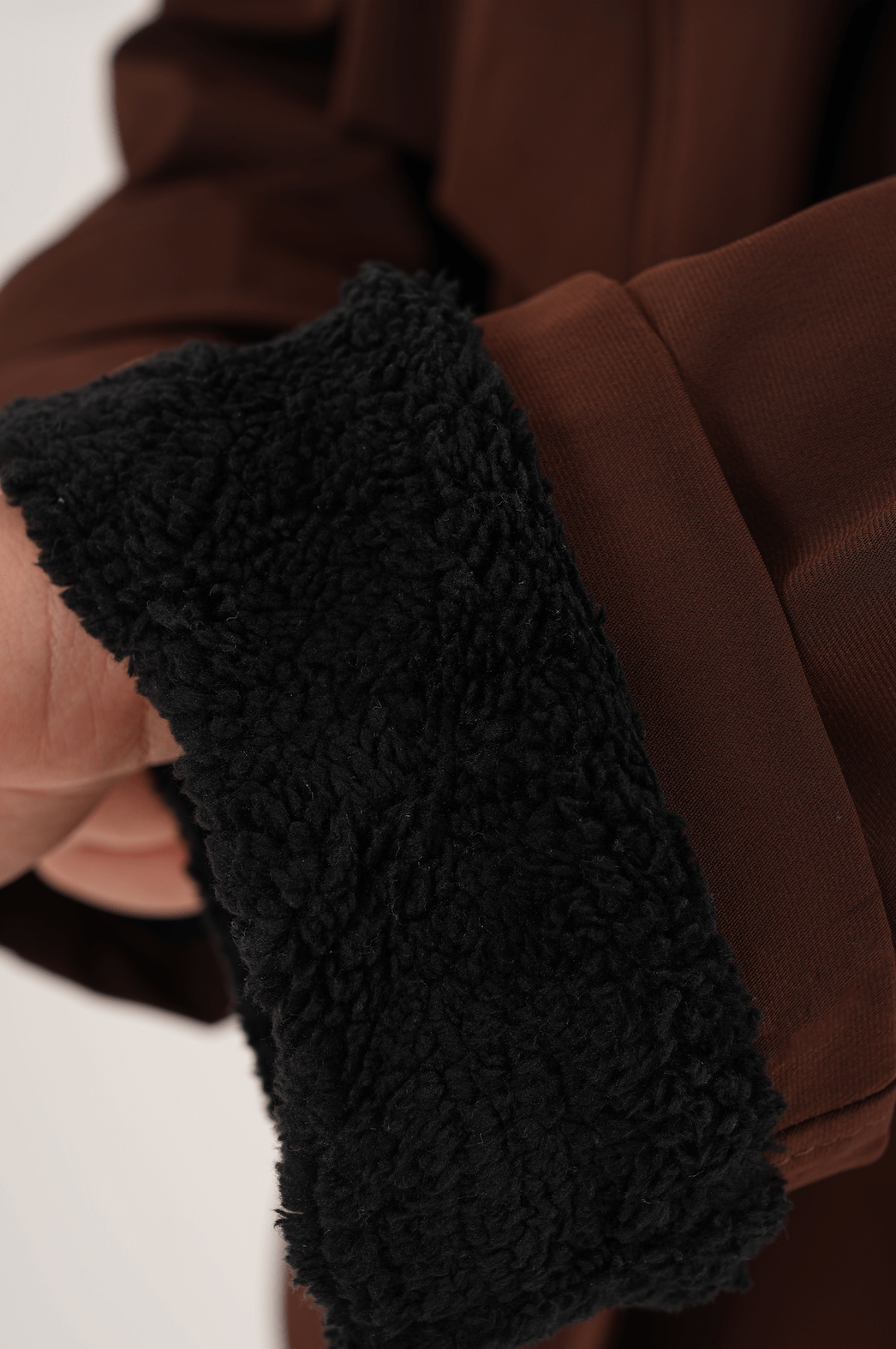 İçi Peluşlu Trenç MDG-ALTY-7011 Kahverengi - 4