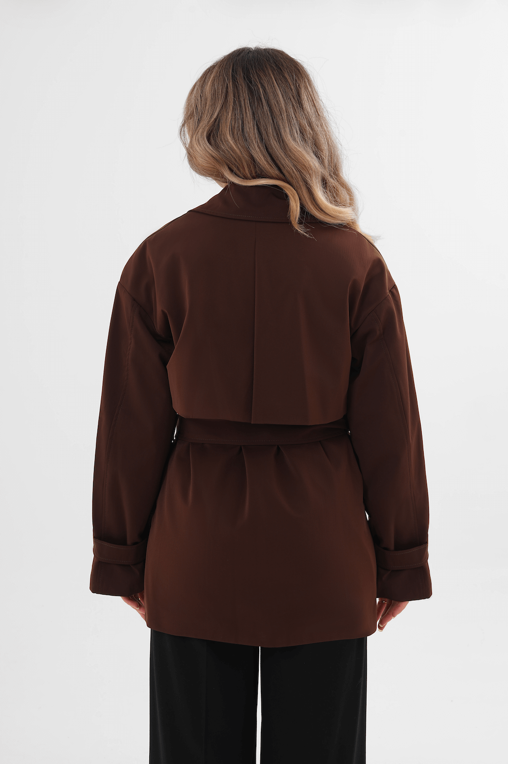 İçi Peluşlu Trenç MDG-ALTY-7011 Kahverengi - 5