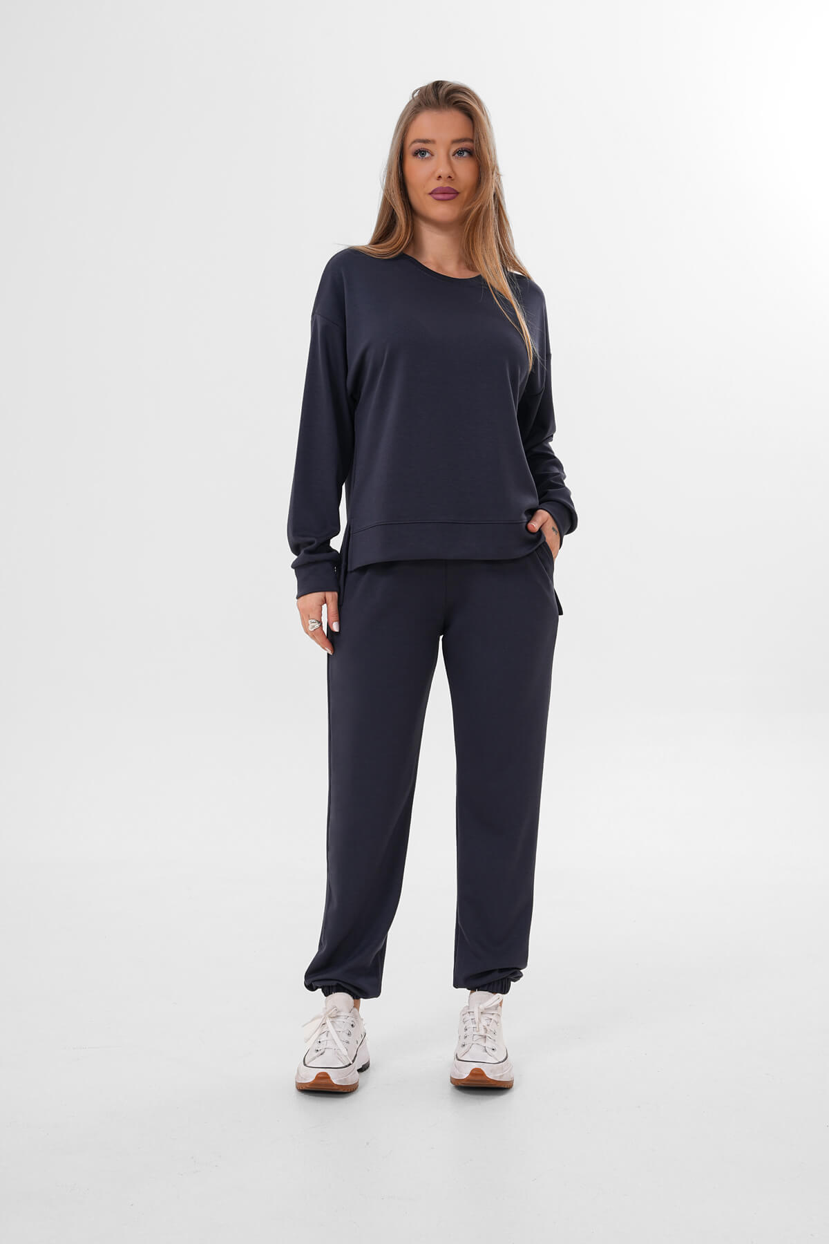 Paça Lastikli Jager Eşofman Altı MDG-6679 Antrasit - 1