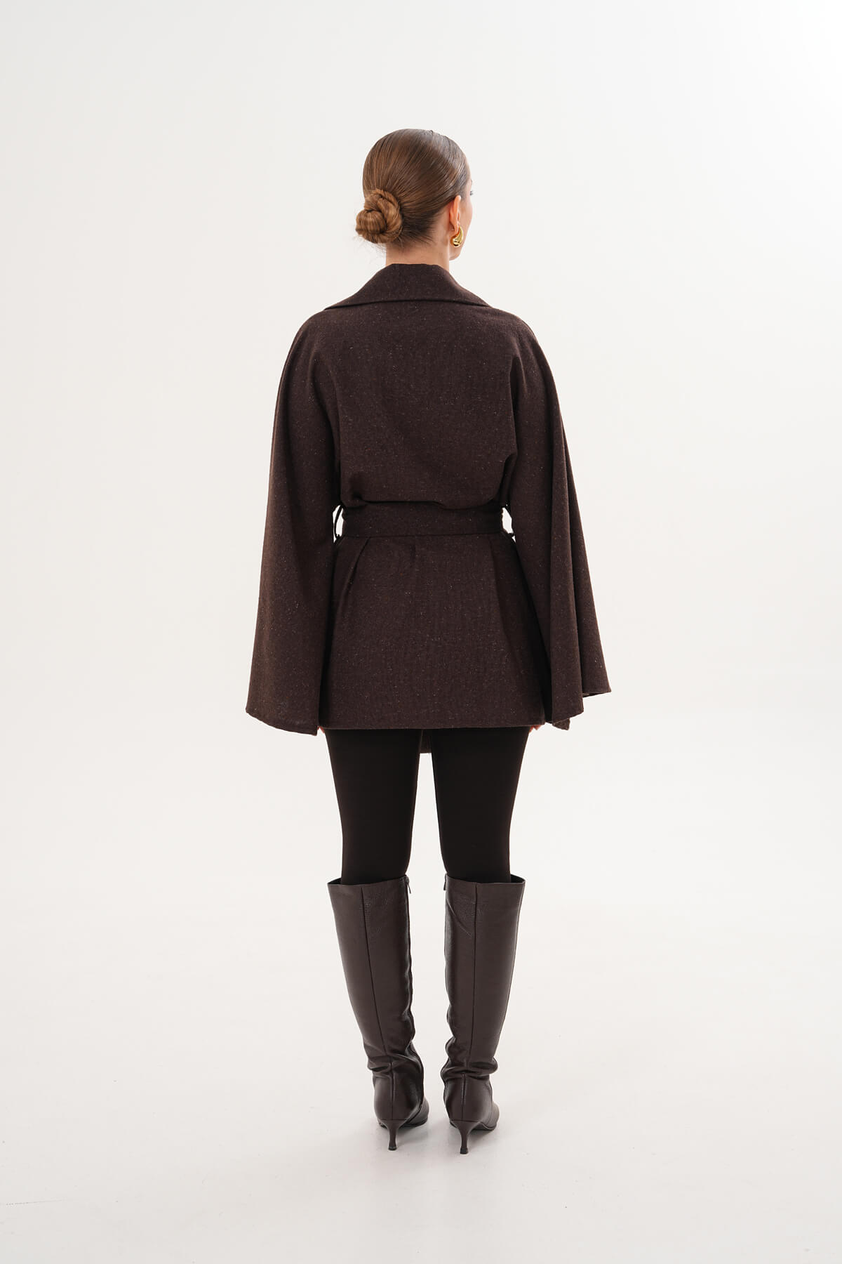 Pelerin MDG-ALTY-2101 Kahverengi - 3