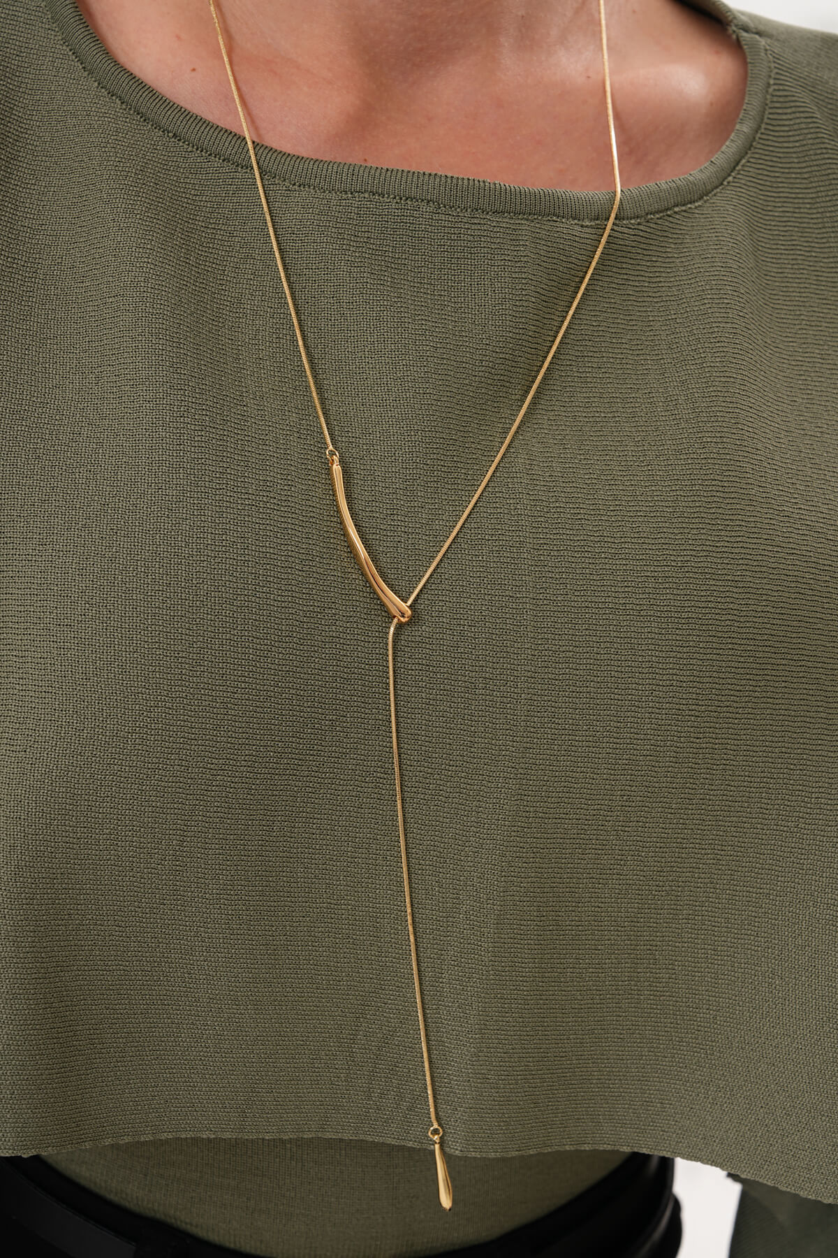 Şal Model Polyelit Bluz MDG-0012 Çağla - 3