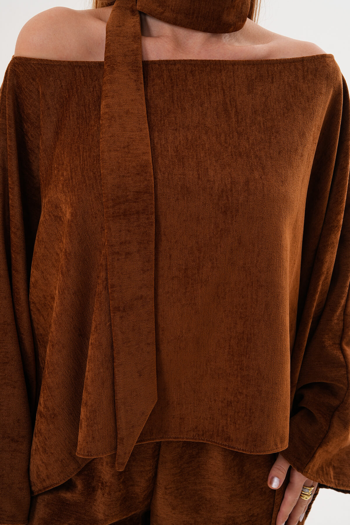 Şonil Panço Bluz MDG-25-D-80 Camel - 2