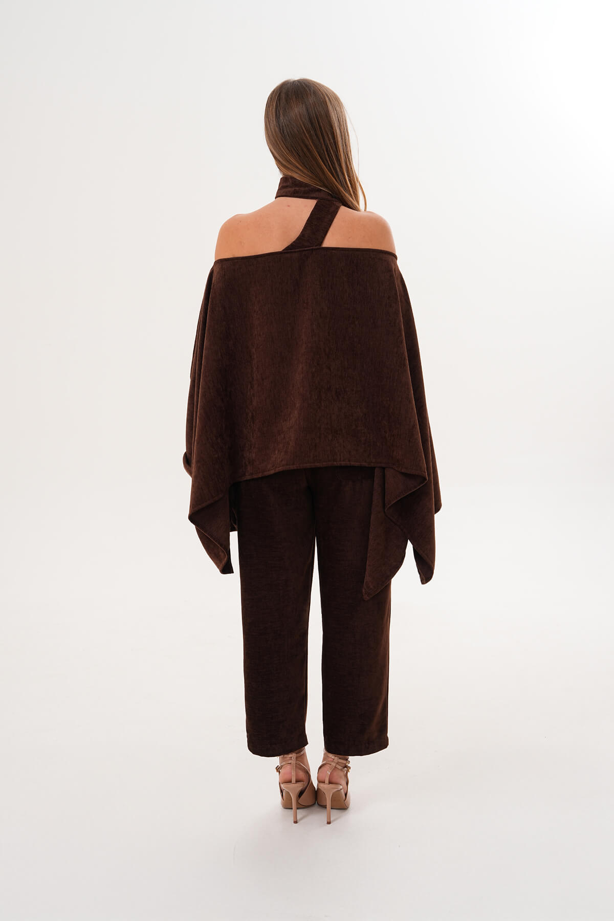 Şonil Panço Bluz MDG-25-D-80 Kahverengi - 3