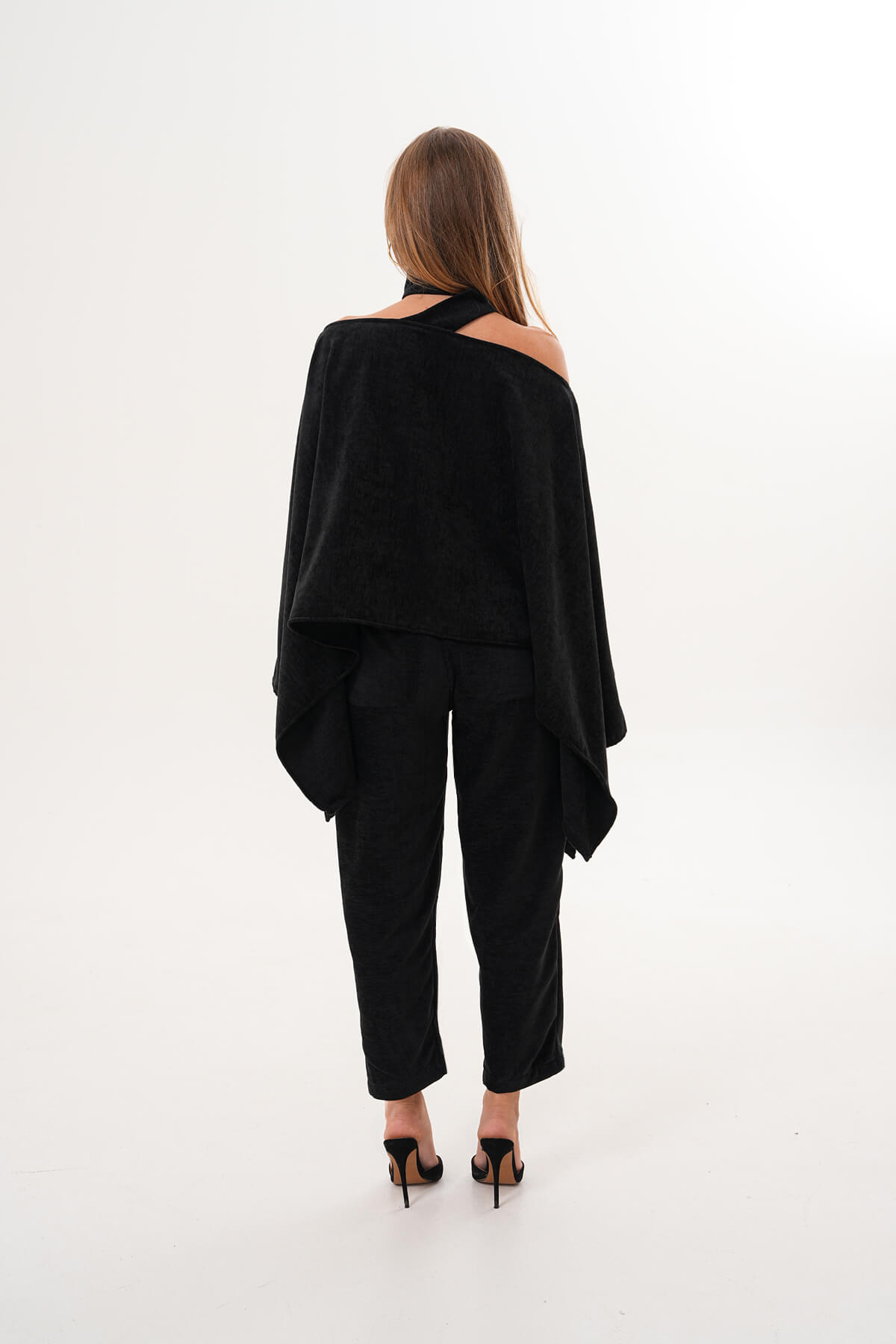 Şonil Panço Bluz MDG-25-D-80 Siyah - 4