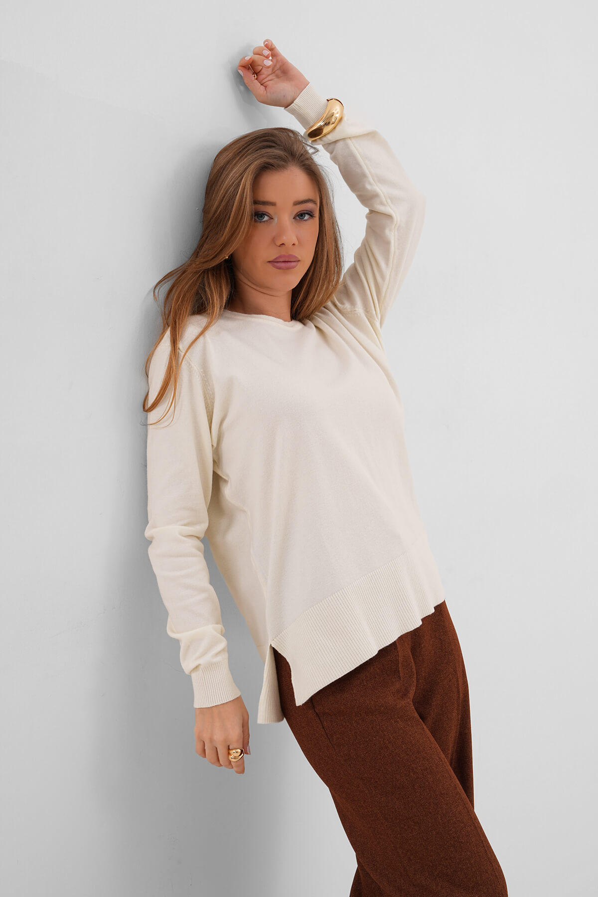 Triko Kazak MDG-25301 Ekru - 2