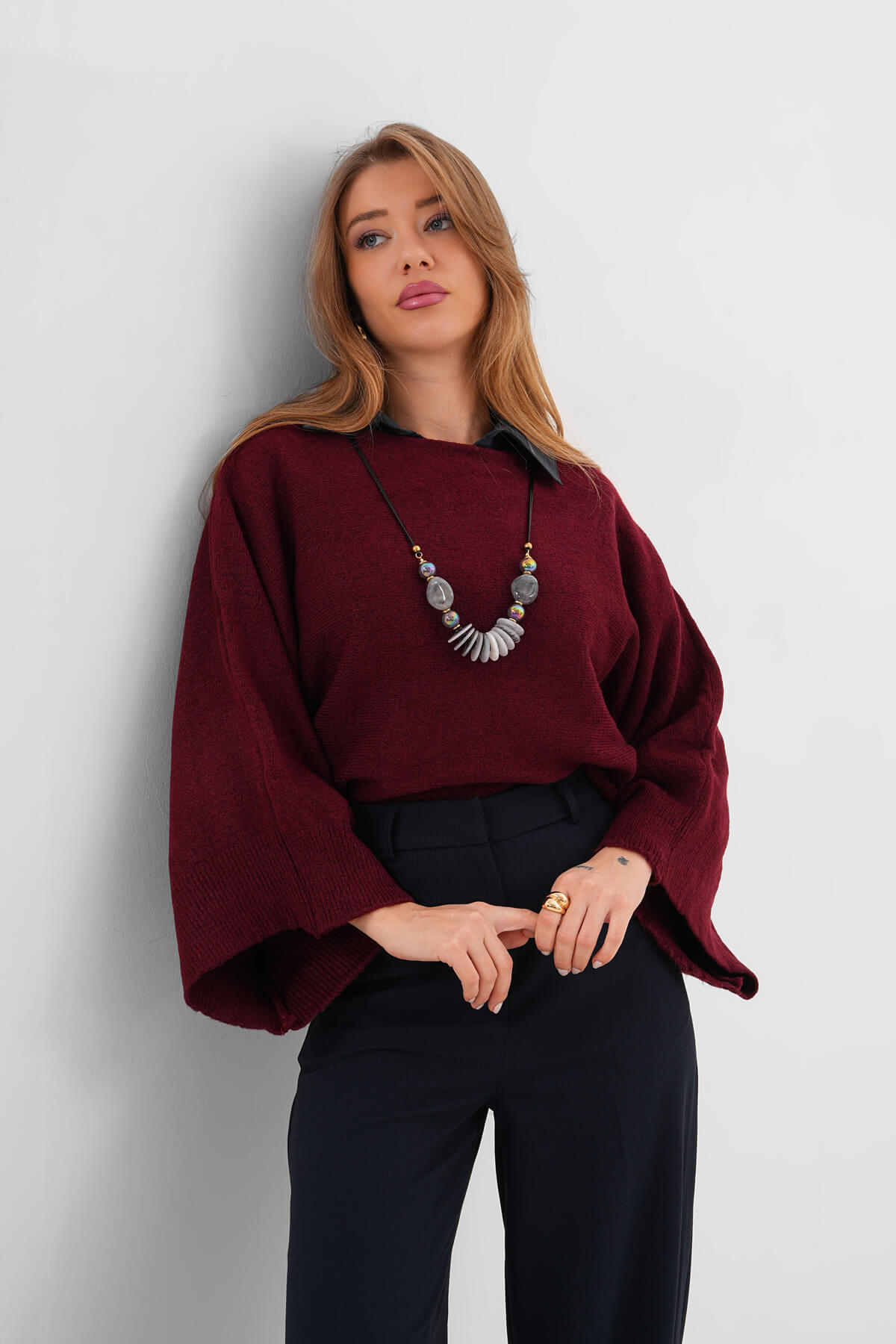 Triko MDG-1007 Bordo - 1