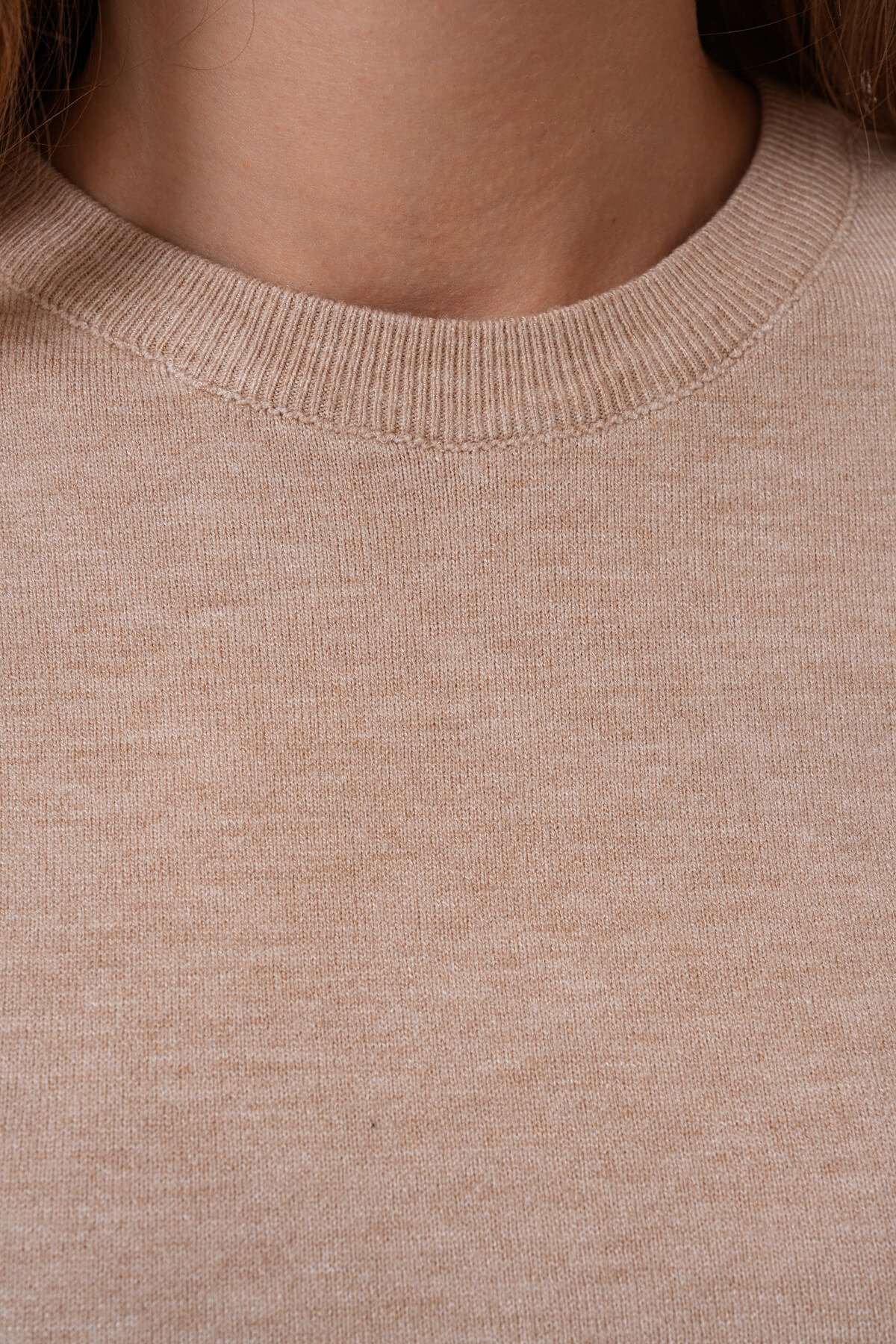 Uzun Kollu Triko Kazak MDG-22703 Bej - 3