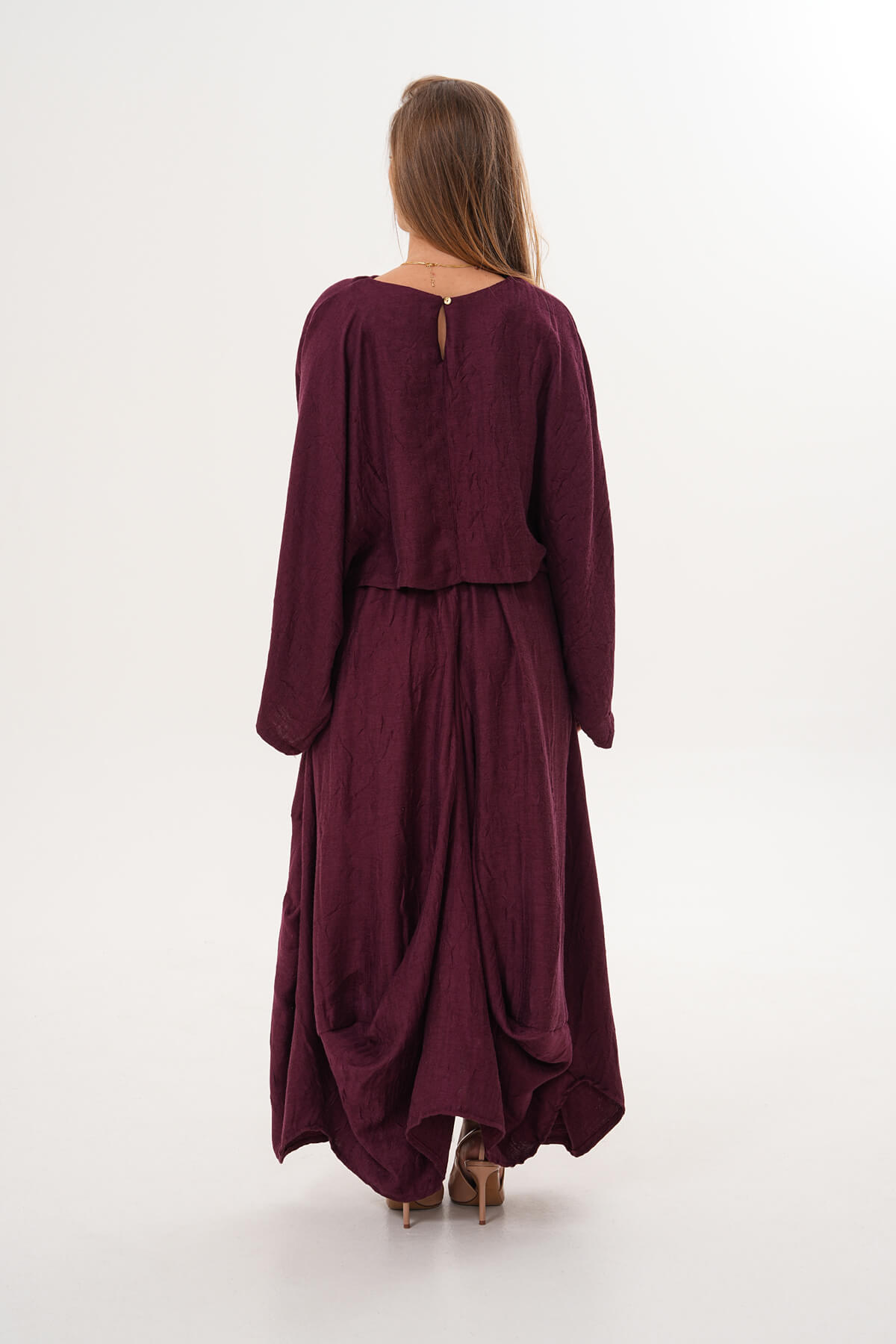 Yarasa Kol Bluz MDG-25-D-93 Bordo - 2