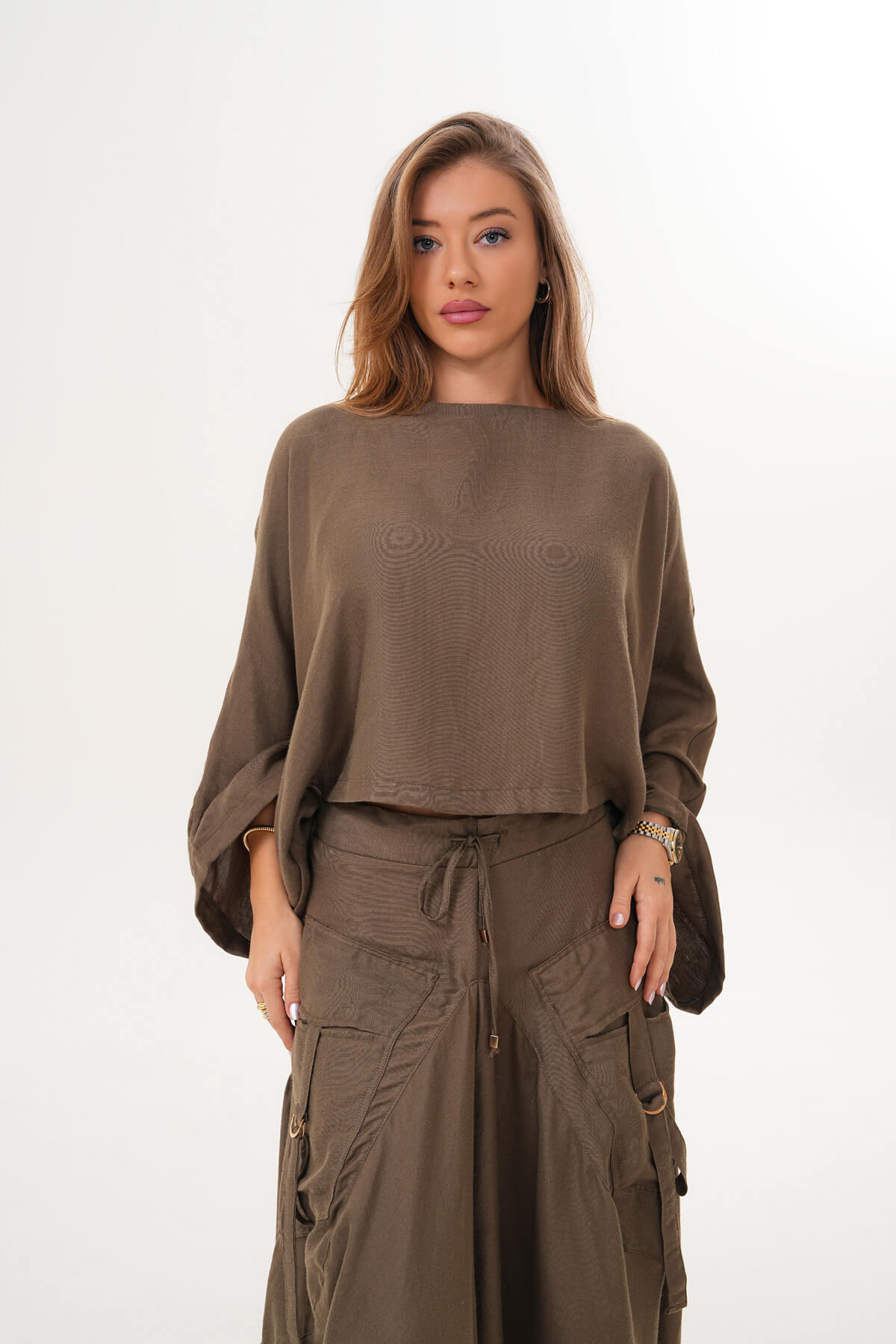 Yarasa Kol Bluz MDG-25-D-93 Haki - 1