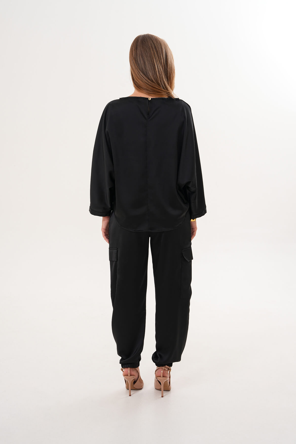 Yarasa Kol Bluz MDG-25-D-98 Siyah - 3