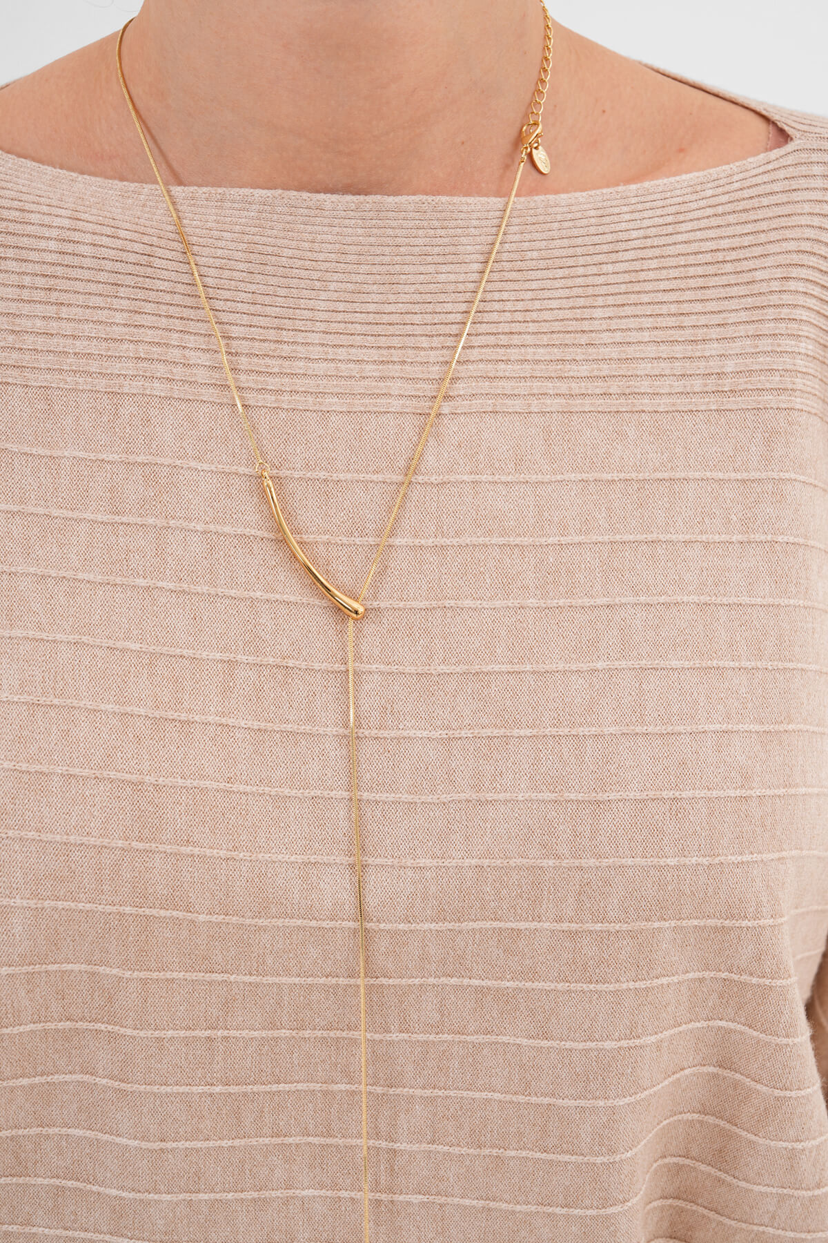 Yarasa Kol Triko Kazak MDG-22721 Bej - 2