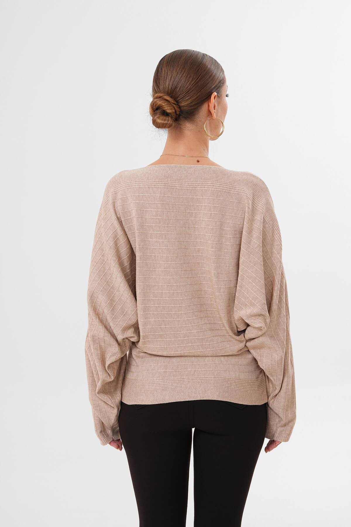 Yarasa Kol Triko Kazak MDG-22721 Bej - 3